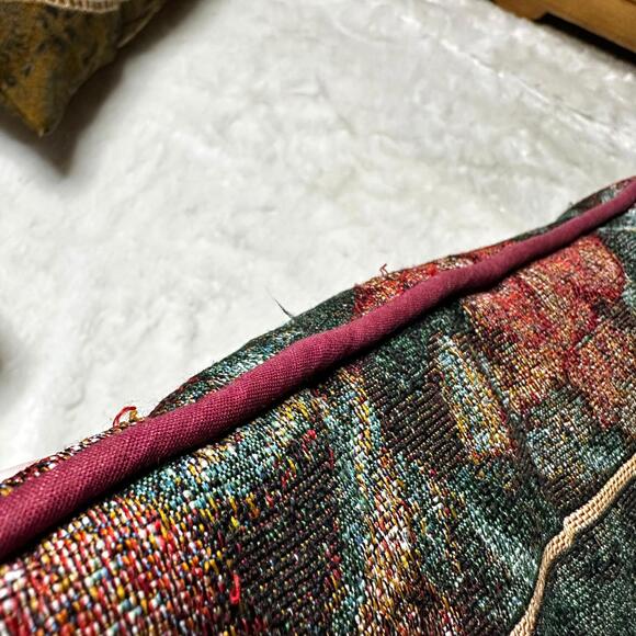 Donna Richardson Angel Design Tapestry Throw Pillow 17x17” - Picture 6 of 6